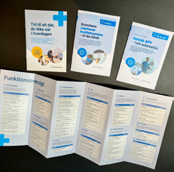 Foldere og onepagere fra ClinicDrive