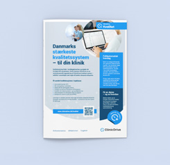 Onepager om ClinicDrive Kvalitet